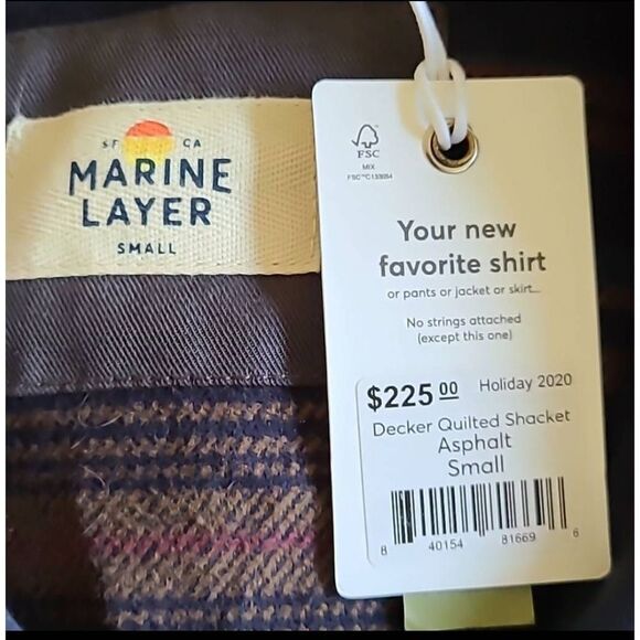 Marine Layer Decker Quilted Shacket - Picture 6 of 7